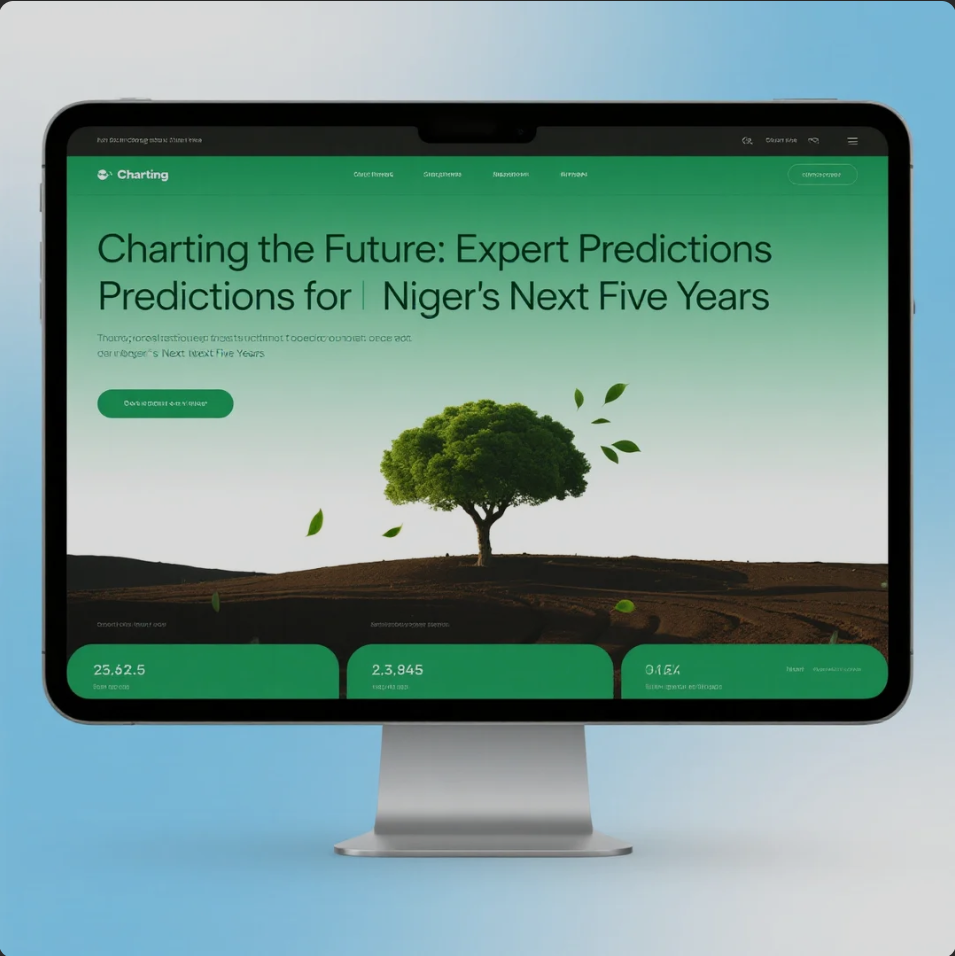 Map of Niger with economic growth arrows and energy infrastructure